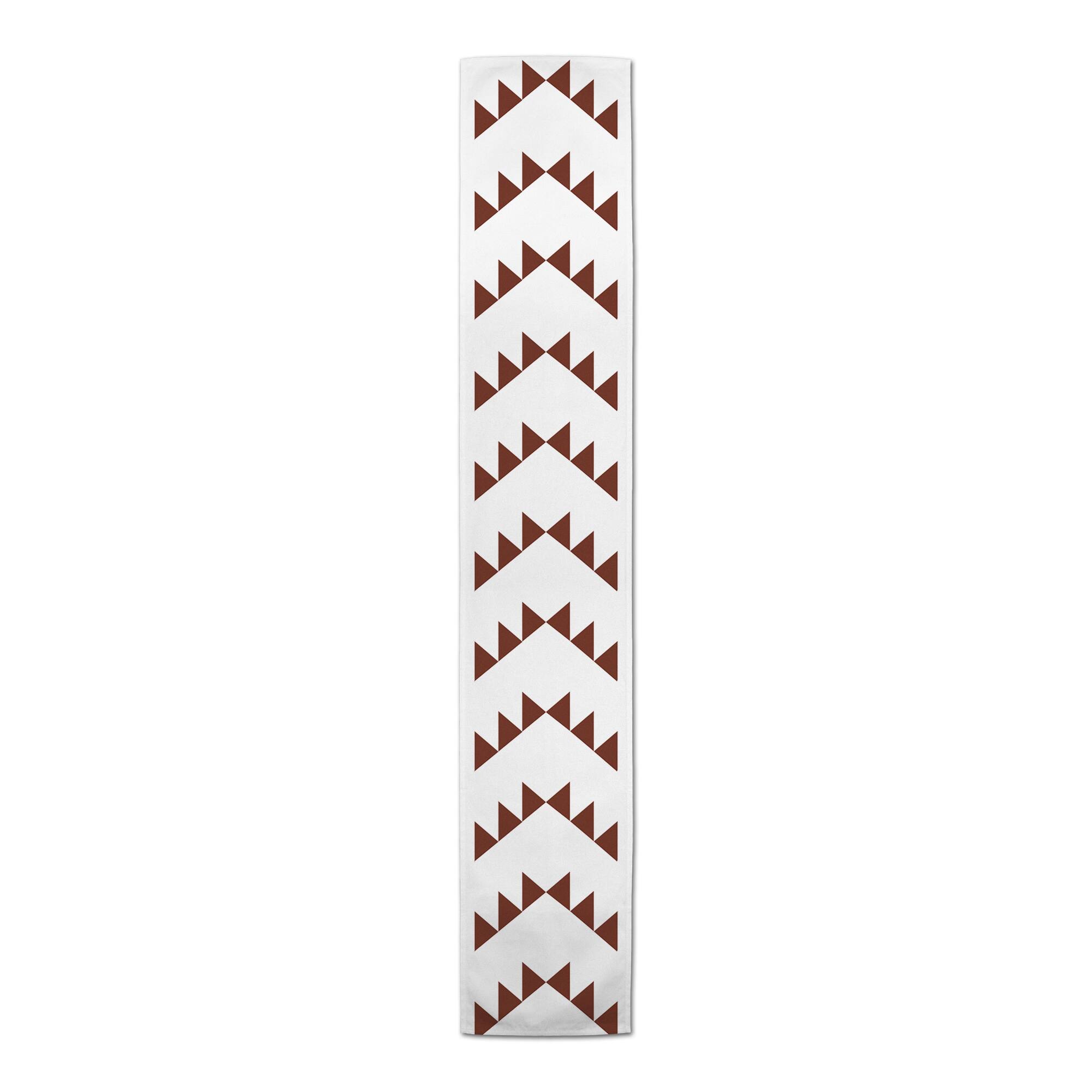 Triangle Arrows 16" x 90" Cotton Twill Runner